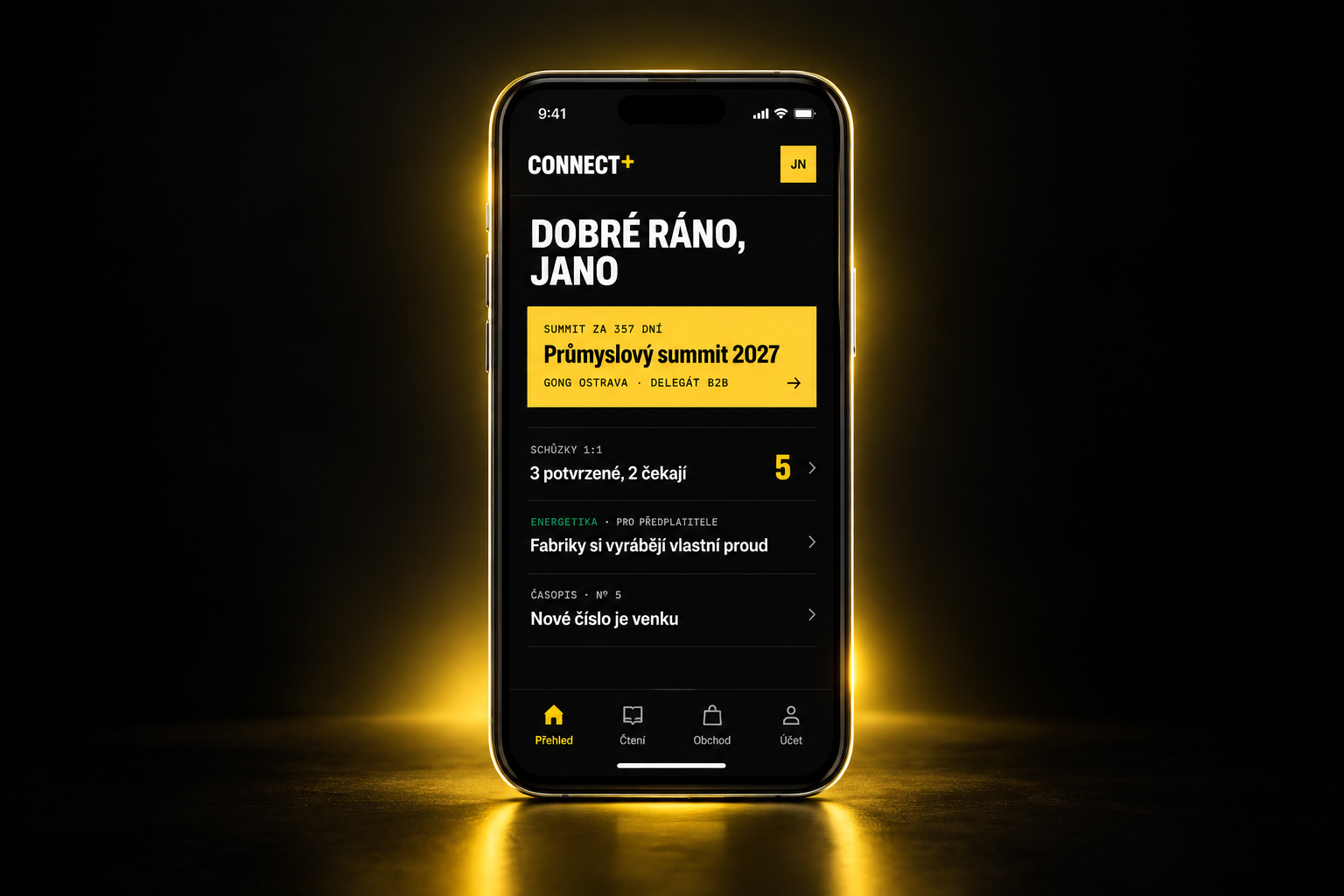 Aplikace CONNECT+ na telefonu